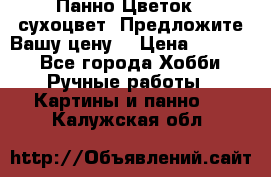 Панно Цветок - сухоцвет. Предложите Вашу цену! › Цена ­ 4 000 - Все города Хобби. Ручные работы » Картины и панно   . Калужская обл.